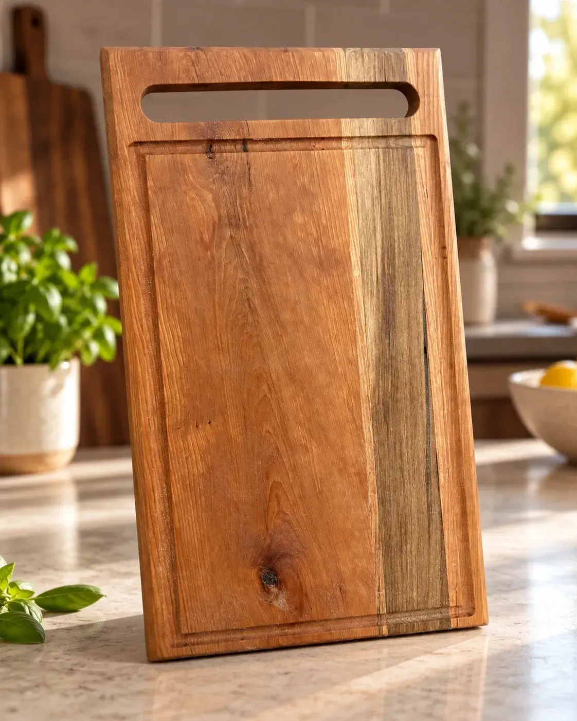 Cherry & Spalted Maple Cutting Board, photo 2