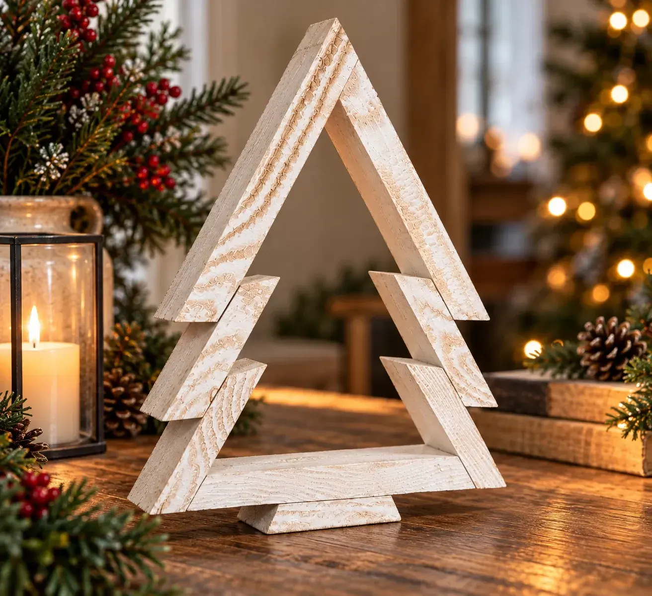 Rustic Wooden Christmas Tree, photo 3