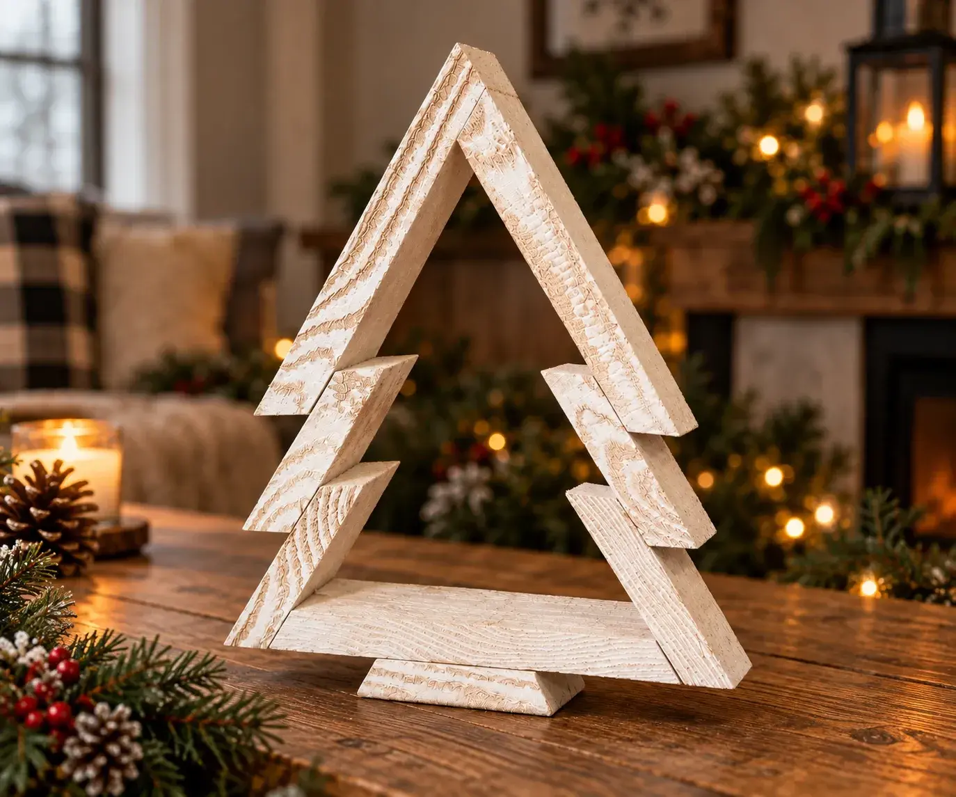 Rustic Wooden Christmas Tree, photo 4