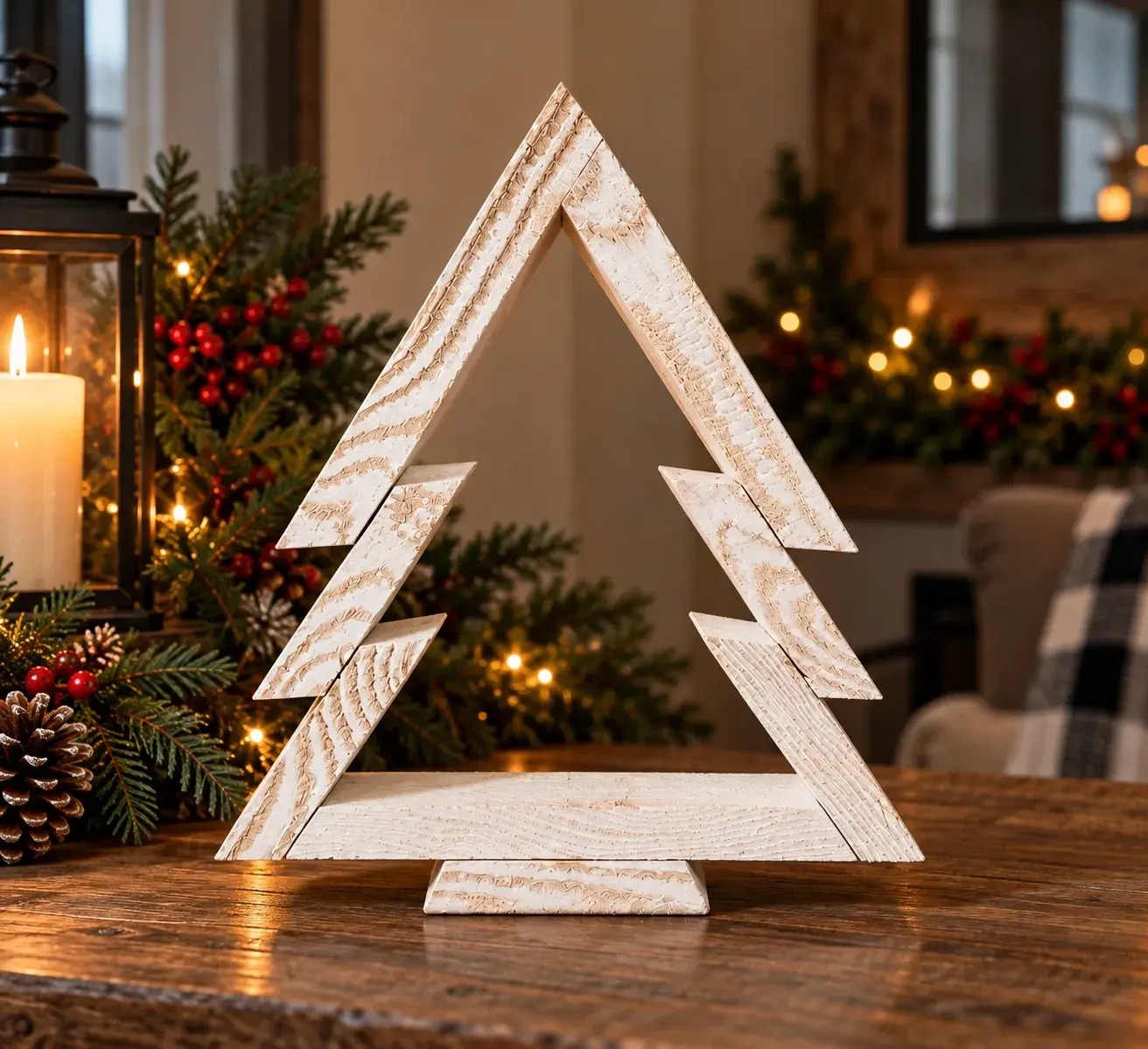 Rustic Wooden Christmas Tree, photo 2